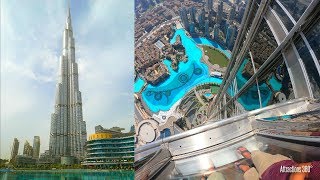 [4K] Tallest Building in the World - At the Top of Burj Khalifa Tour