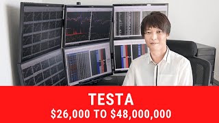 TESTA Trader from $26,000 to $48,000,000