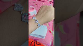 Beautiful Silver bracelet designs for girls #shorts #bracelet #silver #trending