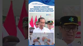 Reaksi Santai Jokowi Disebut Hasto Ingin Rebut Kursi Ketum PDIP: Kemarin Golkar, Jangan Seperti Itu