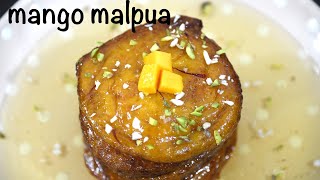 super soft mango malpua recipe | mango malpua recipe | malpua recipe