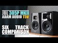 JBL 305P MKII vs Adam Audio T5V  ||  6-Track Comparison