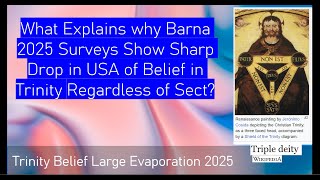Trinity -- What Explains Sudden Drop in Belief in Trinity by Feb 2025