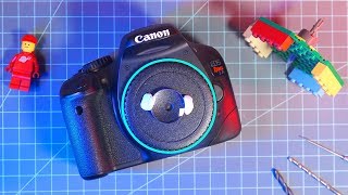 The CHEAPEST "LENS"! (DIY Pinhole lens made with LEGO Jig.) + 8MM Film Look