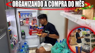 ORGANIZANDO AS COMPRAS DO MÊS MORANDO SOZINHO 🏡 \u0026 COMPRAS PRO MEU AP 💵🎁