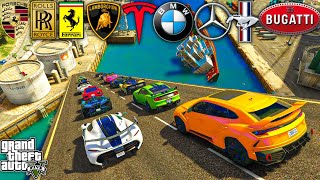 GTA 5: WORLD FAMOUS SUPER FAST CARS 🔥 FULL SKY HIGHWAY DRAG RACE 😱 NO RULES | GTA 5 MODS!