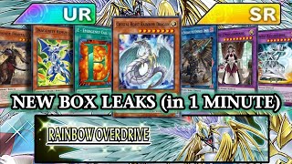 NEW BOX LEAKS in 1 MINUTE: Rainbow Overdrive | Tri-Brigade, Dragonmaid, HERO, Invoked [Duel Links]