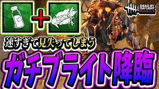 【S4キラー日本1位】常にオーラが視えて尚且つ速すぎるガチブライトでサバ有利マップでも関係なしに暴れ回る試合。【DBDモバイル】【DBDMobile】