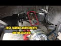 INSTALLING AND ADJUSTING REAR CAMBER KIT