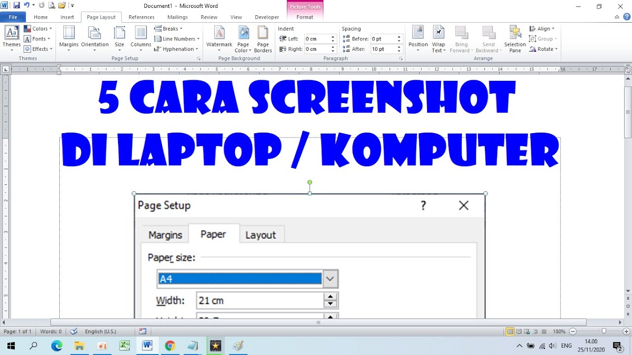 5 Cara Screenshot Di Laptop Atau Komputer - YouTube