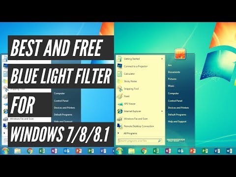 HOW TO USE NIGHT LIGHT IN WINDOWS 7 | BEST BLUE LIGHT FILTER FOR WINDOWS 7 | REDUCE BLUE LIGHT WIN 7