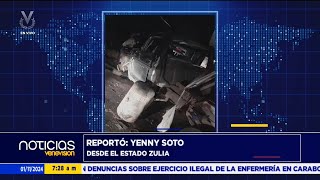 Dos personas fallecieron tras accidente de tránsito en Zulia - 1 de noviembre de 2024