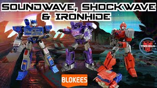 Blokees Transformers One Classic Class Soundwave Shockwave Ironhide
