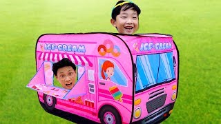 예준이의 아이스크림 트럭 장난감 아빠와 가게놀이 전동 자동차 놀이 Ice Cream Truck Toy Play
