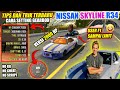 2000 HP🔥TUTORIAL SETTING GEARBOX NISSAN SKYLINE GTR R34 UPDATE TERBARU - CAR PARKING MULTIPLAYER