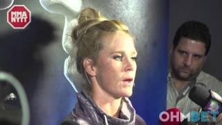 UFC 196 HOLLY HOLM MMAnytt.se Exclusive - " I don't care, I'm here to fight Miesha Tate "