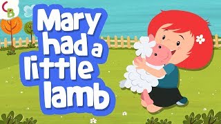 Mary Had A Little Lamb Song With Lyrics - Nursery Rhymes and Children Songs from Cuddle Berries