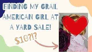 American Girl Doll Yard Sale Score! 4 dolls + outfits + more!!