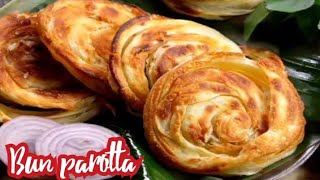 Bun Parotta/മധുരൈ സ്പെഷ്യൽ ബൺ പറോട്ട ഈസിയായി വീട്ടിൽ ഉണ്ടാക്കാം/ Madurai special Bun Parotta Recipe