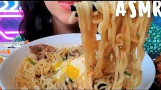 ASMR Nongshim Ansung Beef Fermented Bean Ramen | Enoki Mushrooms \u0026 Kimchi  (No Talking) 먹방 Mukbang