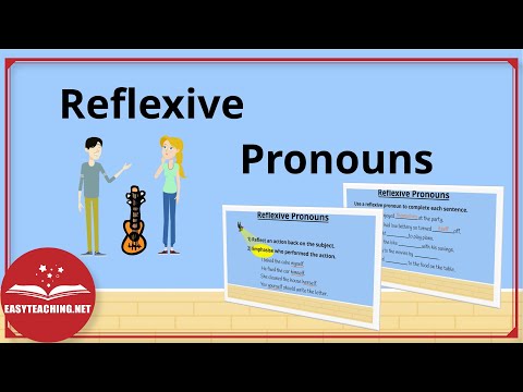 What are the examples of reflexive pronouns?