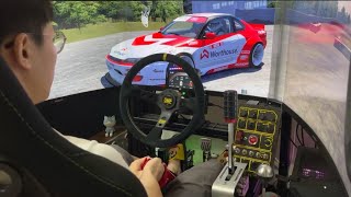 Assetto corsa 之甩尾三寶的練習側錄。Simagic Alpha Mini Drift FDAC S15 on Ebisu Circuit South Course 2021/08/27