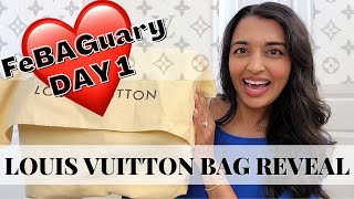 LOUIS VUITTON BAG REVEAL! |  FeBAGuary Day 1 | DAILY handbag videos