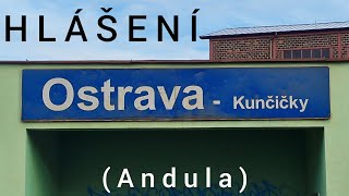 Hlášení - Ostrava-Kunčičky [INISS]