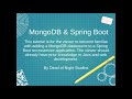 MongoDB And Spring Boot - 2020