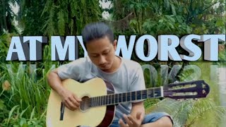 (Pink Sweat$) At My Worst - Fingerstyle Guitar Cover | Fadly Official