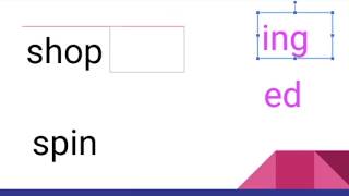 Doubling final consonants when adding ing and ed