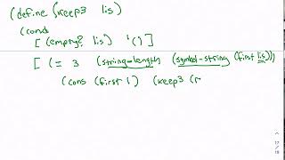 CSC323 - Scheme - Recursion Patterns