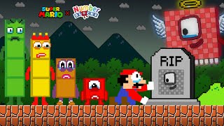 Mario and All Numberblocks R.I.P Numberblocks 100, Please Comeback...| Game Animation