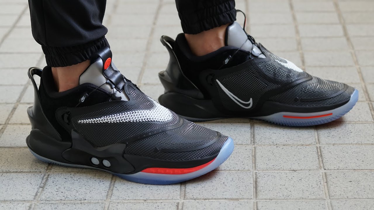 Nike ADAPT BB 2.0 REVIEW & ON FEET - Self Lacing Shoes Are Just ...