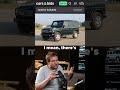 Doug DeMuro Believes Everyone Needs A G Wagen! #shorts #dougdemuro #gclass