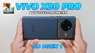 vivo X80 Pro Quick BGMI Test With FPS Meter 🔥 SD 8Gen 1 🔥