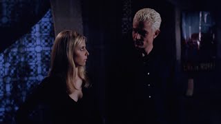 AllSpuffyScenes 7x12 Buffy & Spike - When did you find it comfy?