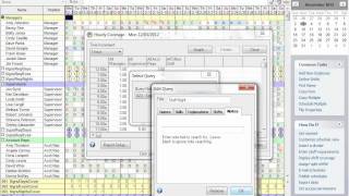 See Hourly Shift Coverage in Various Time Increments Using VSS Pro Employee Scheduling Software