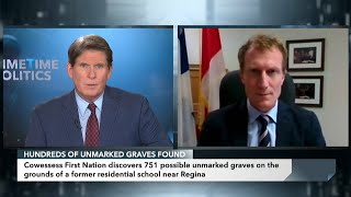 Indigenous services minister reacts to unmarked graves found at former Sask. residential school