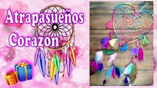 Como hacer un atrapasueños corazon: Un regalo original -Dream Catcher -DelCarmenArtesanal-