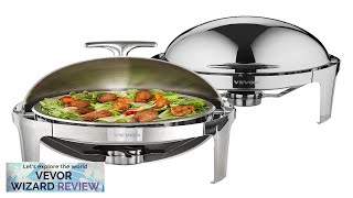 VEVOR Roll Top Chafing Dish Buffet Set 6 Qt 2 Pack Stainless Review