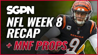 Monday Night Football Prop Bets - NFL Player Props - NFL Predictions 10/31/22 - NFL Week 8 Recap