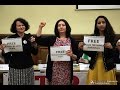 Maryam Namazie and Nina Sankari demand freedom of blasphemers and apostates