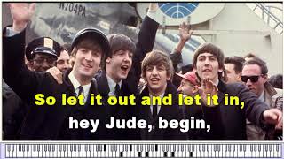 The Beatles - "Hey Jude" free karaoke song online, lyrics & chords