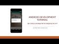 Android Development Tutorial - Read QR Code with Firebase ML in real time