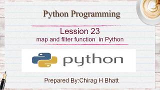 map and filter functions in python | Lesson 23 | Python in Hindi
