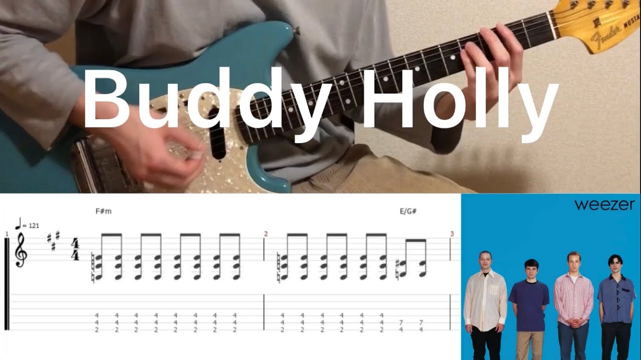 Weezer - Buddy Holly (guitar Cover With Tabs & Chords) - YouTube