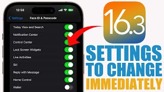 iOS 16.3 - 16 Settings You Need to Change NOW !