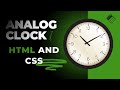Analog Clock Using HTML, CSS & JavaScript