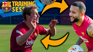 SPECIFIC WORKOUT WITH GRIEZMANN, DE JONG, MEMPHIS, LENGLET AND NICO GONZÁLEZ 🎯